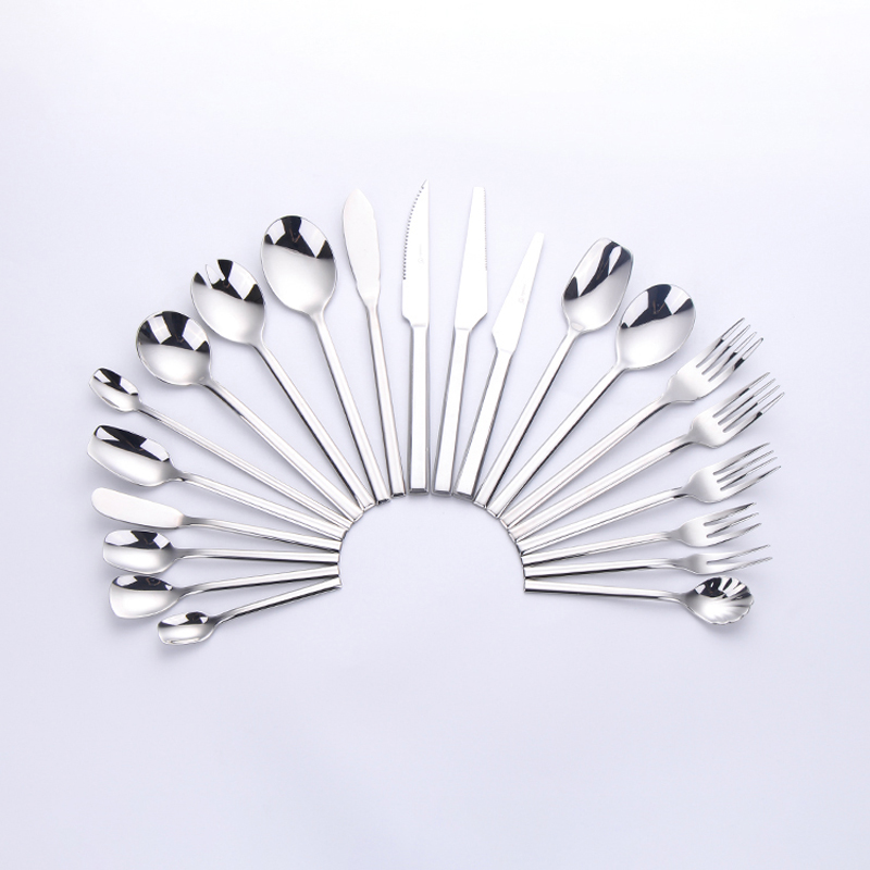 bellissimo design 21pcs, posate per banchetti metallici