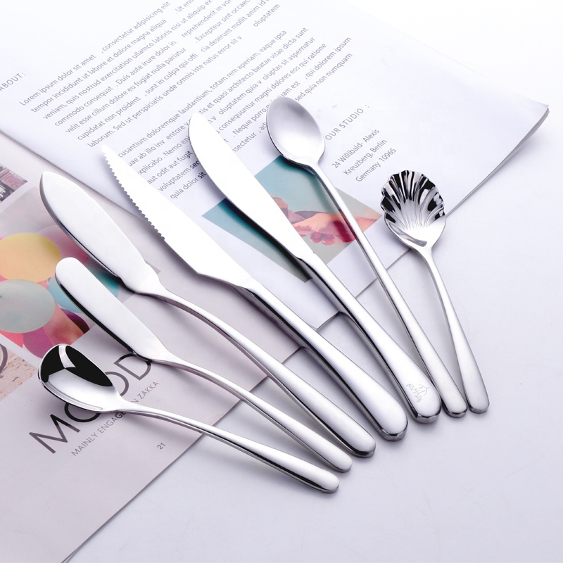 Flatware Set Stainless Steel Tableware Metal Cutlery For Hotel