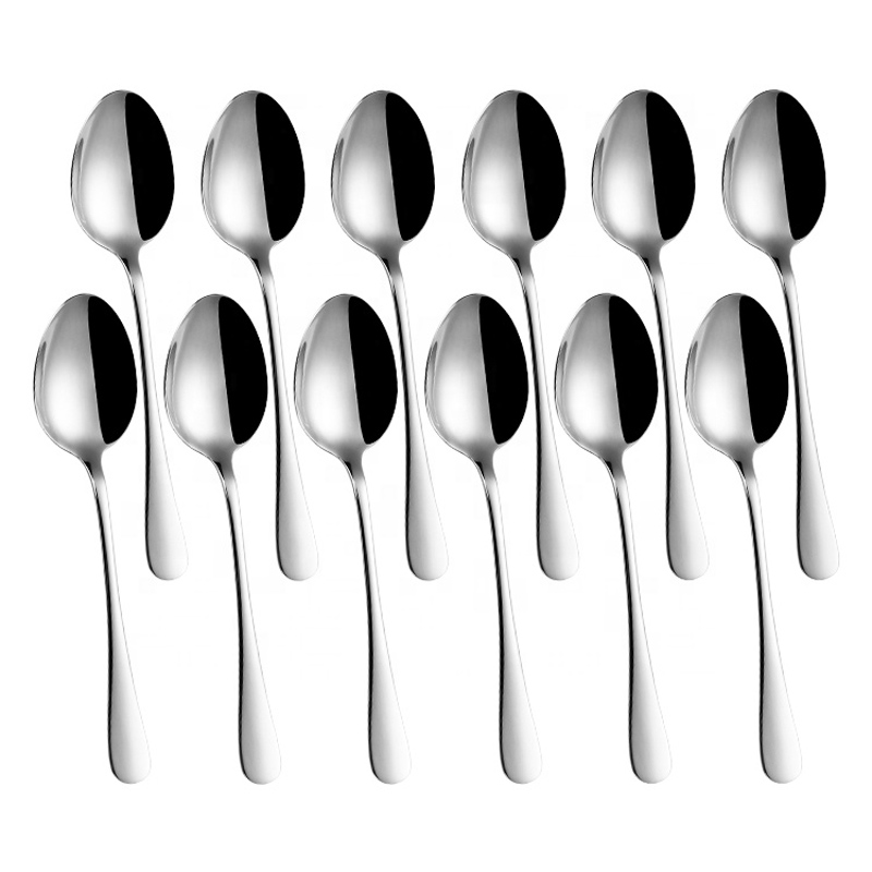 confezione da 12 posate set posate cucchiaio in acciaio inox per 12